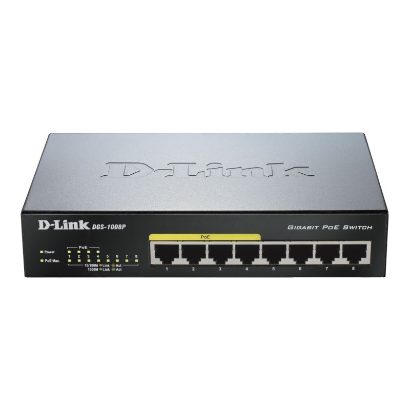 D-LINK DGS-1008P PoE Switch - Wholesales Supply
