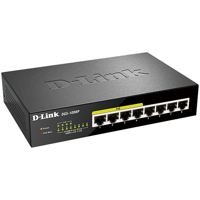 D-LINK DGS-1008P PoE Switch - Wholesales Supply