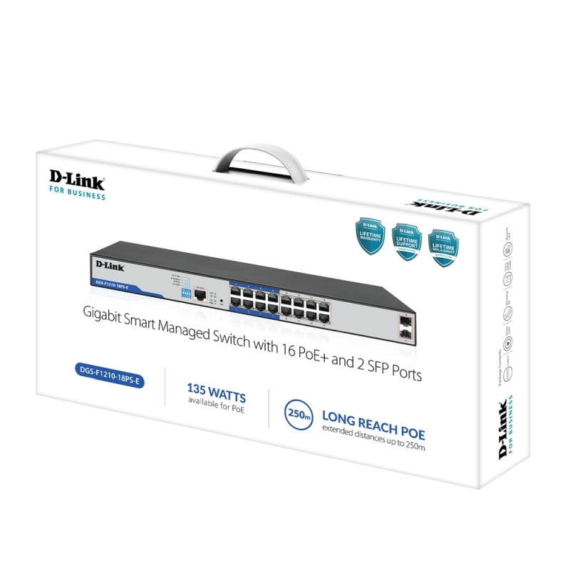 D-Link DGS-F1210-18PS-E Switch - Wholesales Supply