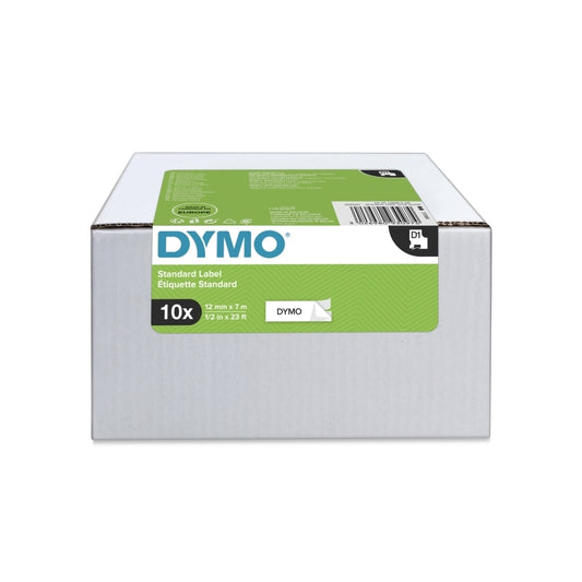 Dymo D1 Bk/Whi 12Mmx7M Pk10 - Wholesales Supply