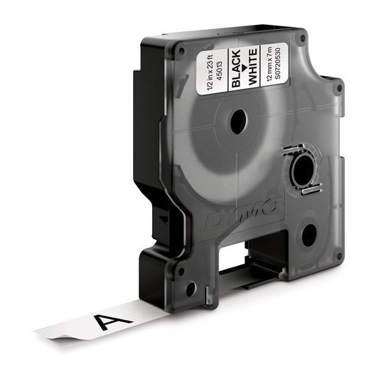 Dymo D1 Bk/Whi 12Mmx7M Pk10 - Wholesales Supply