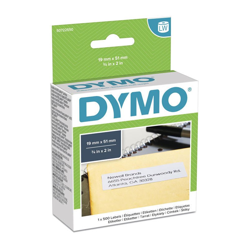 Dymo LW 19mm x 51mm White - Wholesales Supply