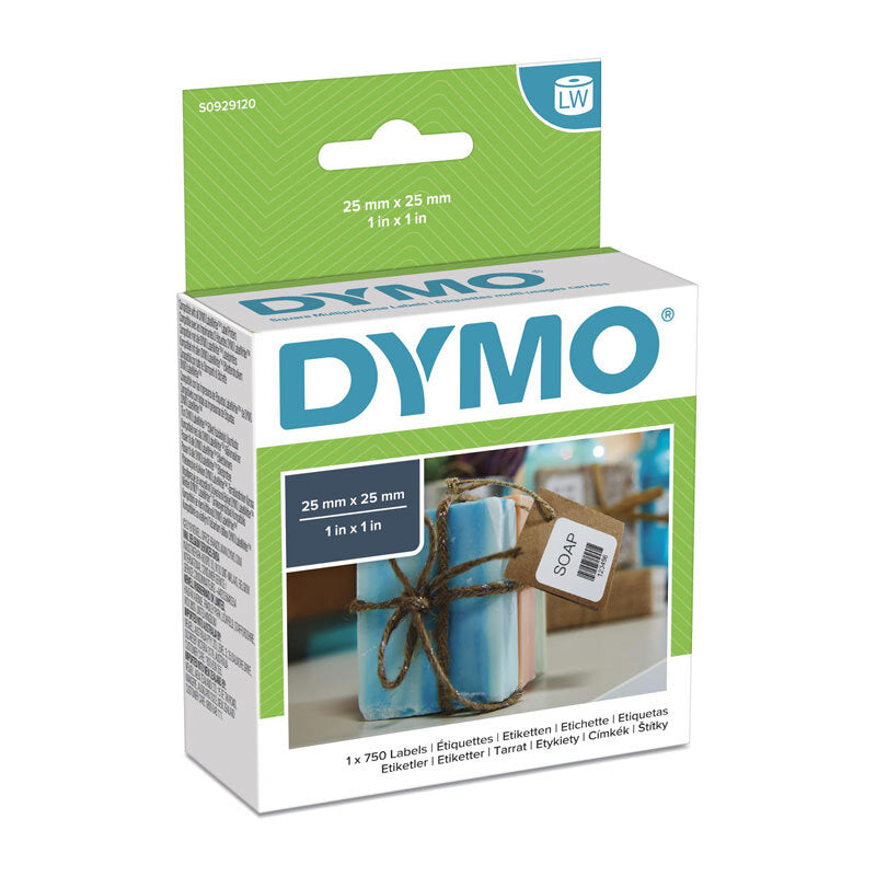 Dymo LW 25mm x 25mm White - Wholesales Supply