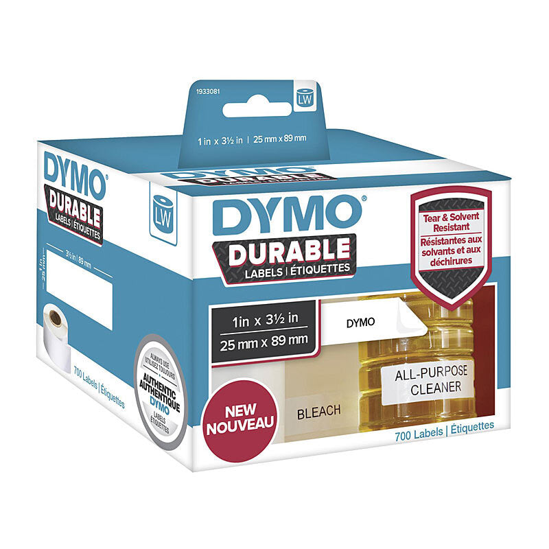 Dymo LW 25mm x 89mm labels - Wholesales Supply