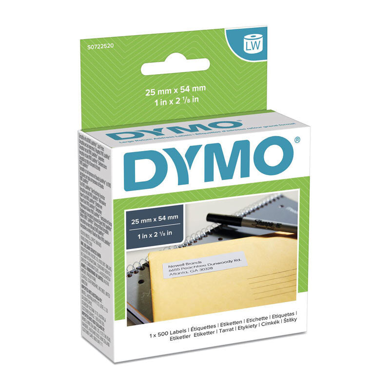 Dymo LW AddressLab 25mm x 54mm - Wholesales Supply