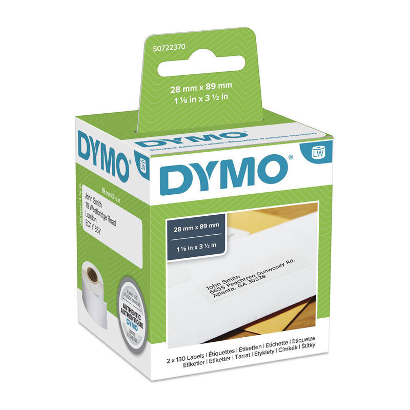 Dymo LW AddressLab 28mm x 89mm - Wholesales Supply