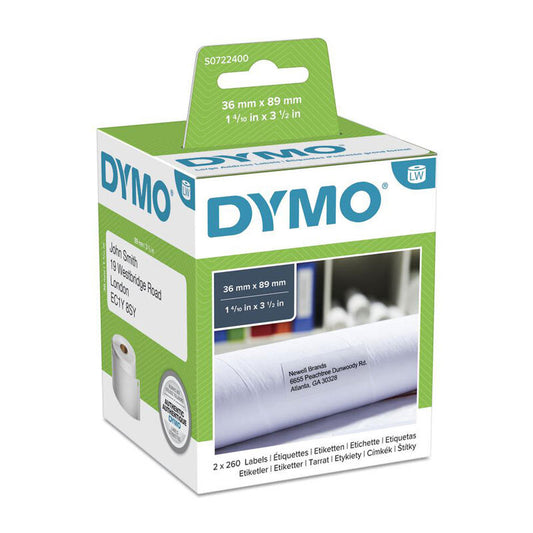 Dymo LW AddressLab 36mm x 89mm - Wholesales Supply