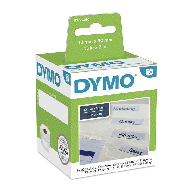 Dymo LW File Label 12mm x 50mm - Wholesales Supply