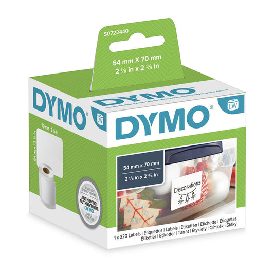 Dymo LW MP Label 54mm x 70mm - Wholesales Supply
