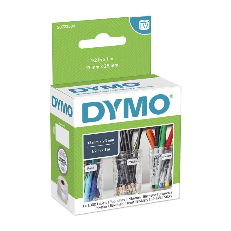 Dymo LW MultiLabel 13mm x 25mm - Wholesales Supply