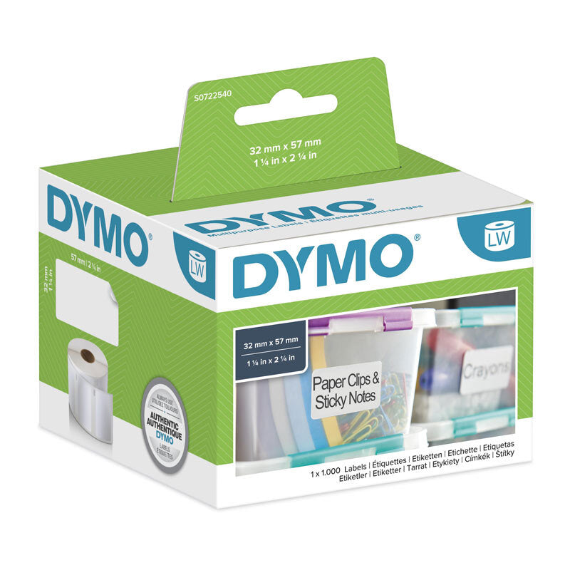 Dymo LW MultiLabel 32mm x 57mm - Wholesales Supply