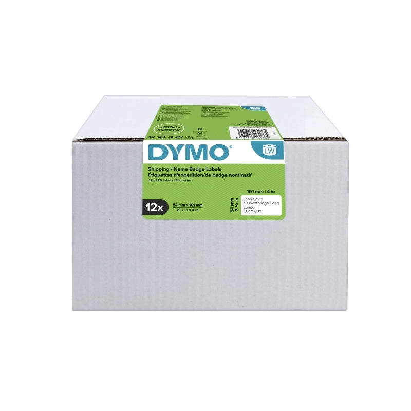 Dymo LW Ship Label Bulk 12Roll - Wholesales Supply
