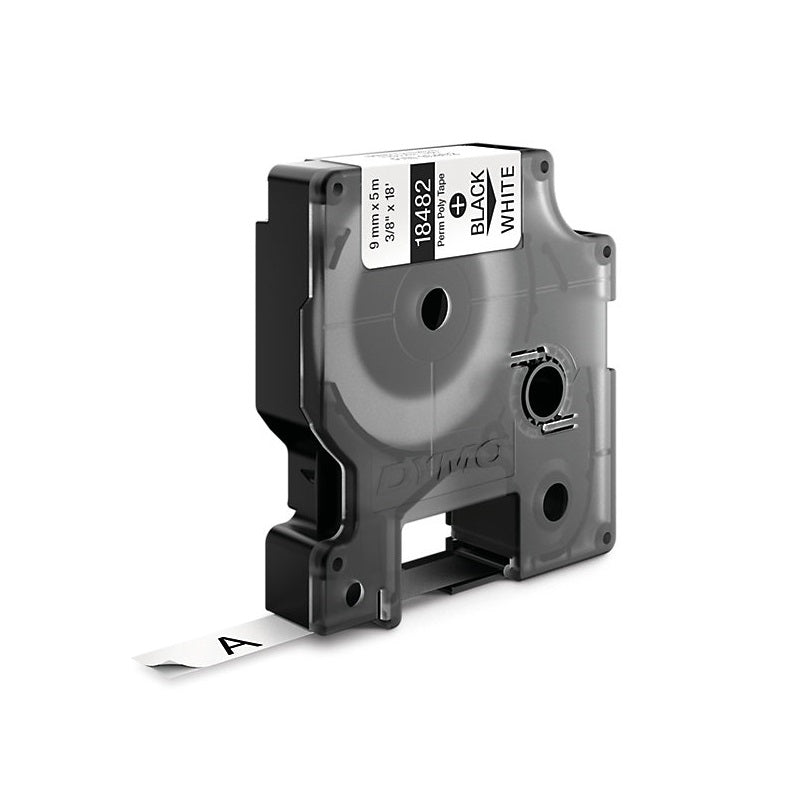 Dymo Rhino Py Lbl 9mm Blk/Wht - Wholesales Supply