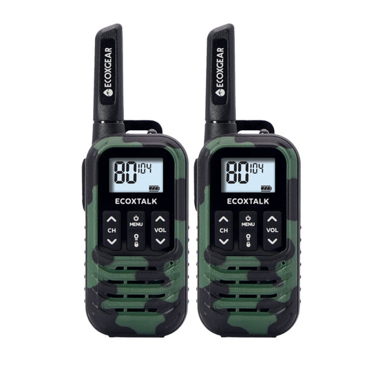 EcoX UHF 0.5W 2 Pk Blk/GrnCamo - Wholesales Supply