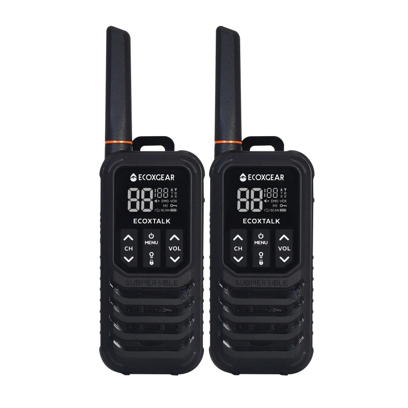 EcoX UHF 2W 2 Pk Black - Wholesales Supply