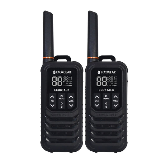 EcoX UHF 2W 2 Pk Black - Wholesales Supply