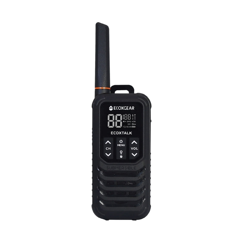 EcoX UHF 2W 2 Pk Black - Wholesales Supply