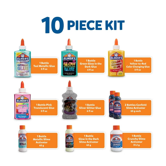 Elmers Celb Slime Kit Pk10 Bx2 - Wholesales Supply