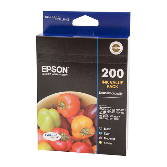 Epson 200 4 Ink Value Pack - Wholesales Supply