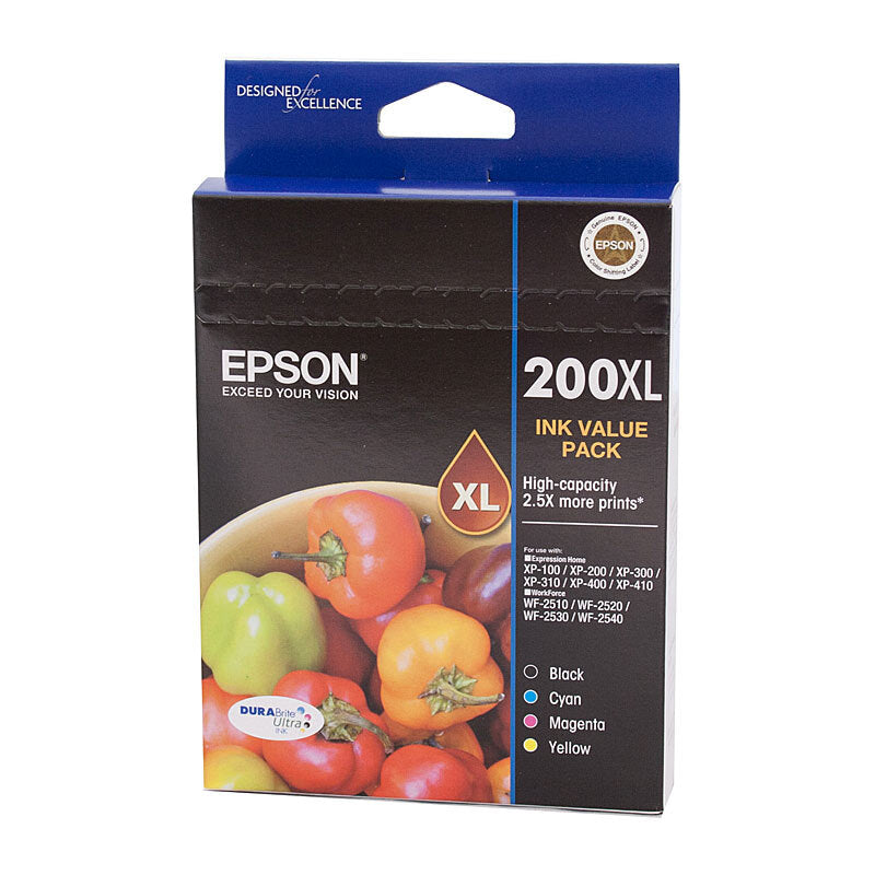 Epson 200XL 4 Ink Value Pack - Wholesales Supply