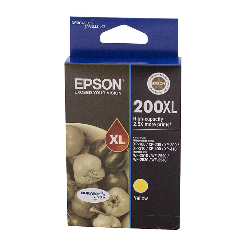 Epson 200XL Yellow Ink Cart - Wholesales Supply