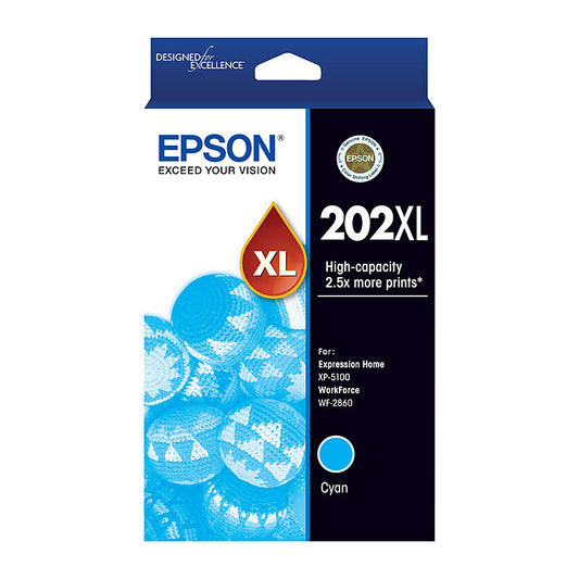 Epson 202XL Cyan Ink Cart - Wholesales Supply