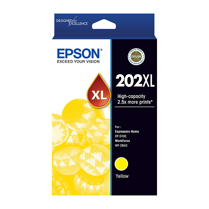 Epson 202XL Yellow Ink Cart - Wholesales Supply