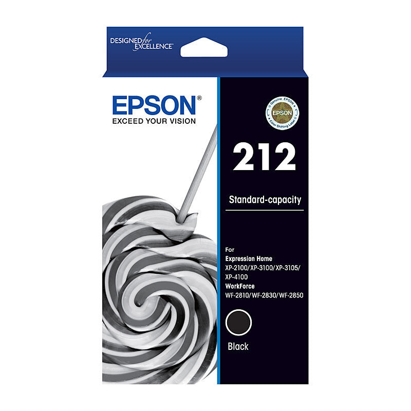 Epson 212 Black Ink Cart - Wholesales Supply