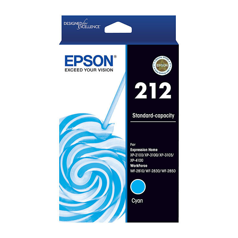 Epson 212 Cyan Ink Cart - Wholesales Supply
