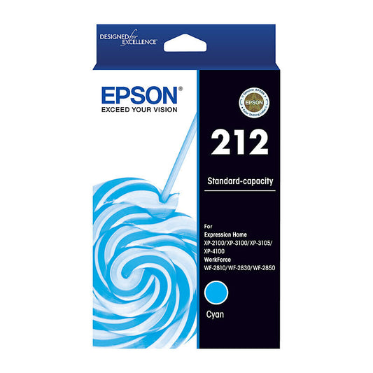 Epson 212 Cyan Ink Cart - Wholesales Supply