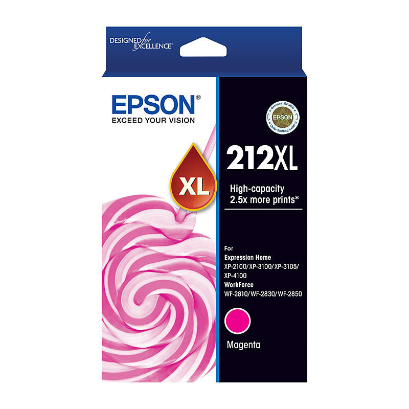 Epson 212XL Magenta Ink Cart - Wholesales Supply
