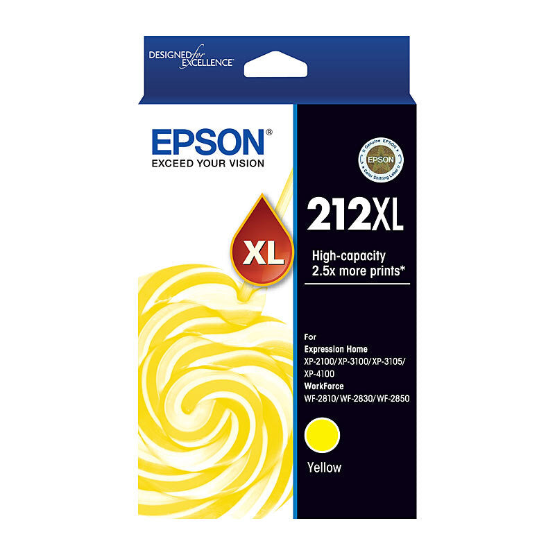 Epson 212XL Yellow Ink Cart - Wholesales Supply