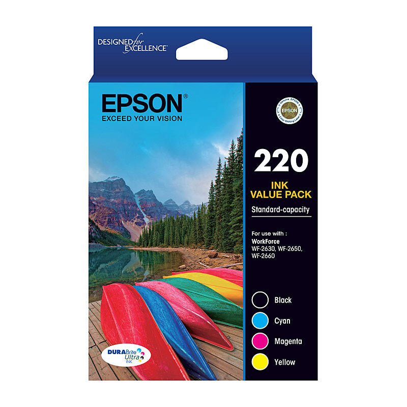 Epson 220 4 Ink Value Pack - Wholesales Supply