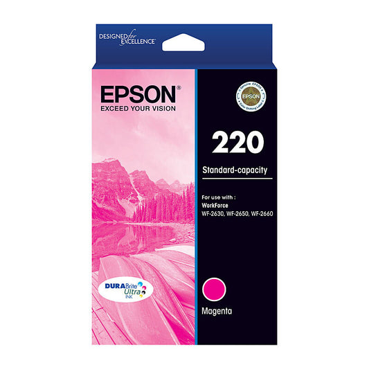 Epson 220 Magenta Ink Cart - Wholesales Supply