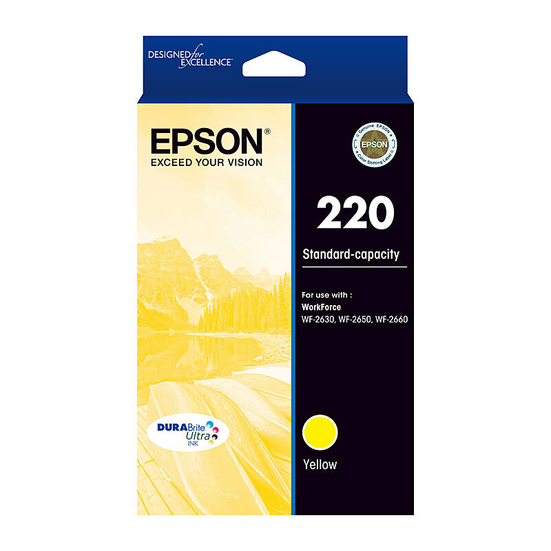 Epson 220 Yellow Ink Cart - Wholesales Supply