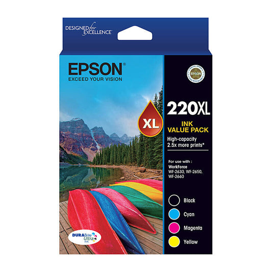 Epson 220XL 4 Ink Value Pack - Wholesales Supply