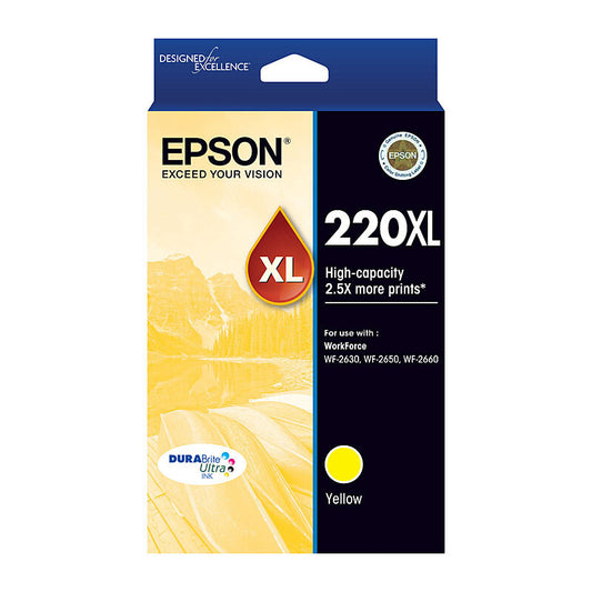 Epson 220XL Yellow Ink Cart - Wholesales Supply