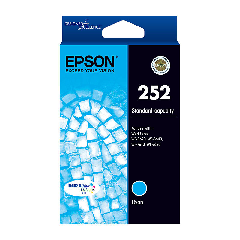 Epson 252 Cyan Ink Cart - Wholesales Supply