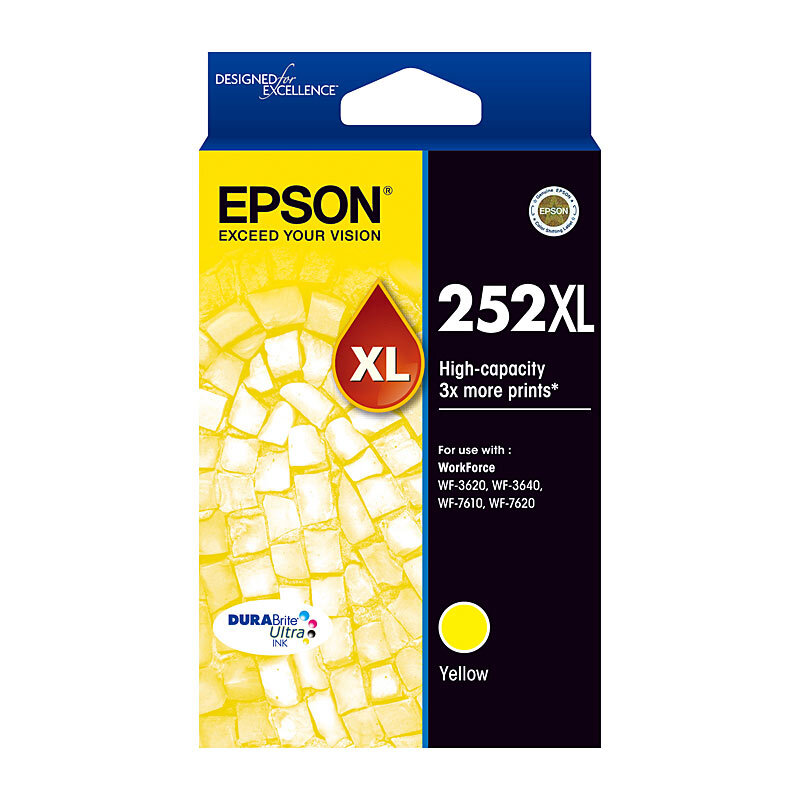 Epson 252XL Yellow Ink Cart - Wholesales Supply
