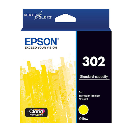 Epson 302 Yellow Ink Cart - Wholesales Supply