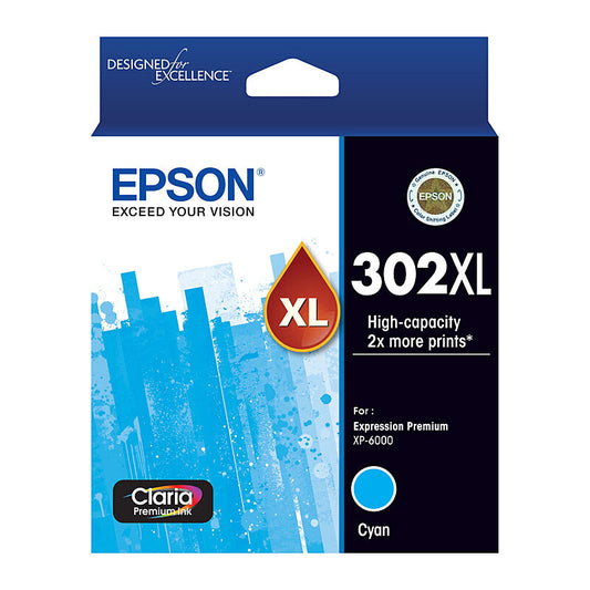 Epson 302XL Cyan Ink Cart - Wholesales Supply