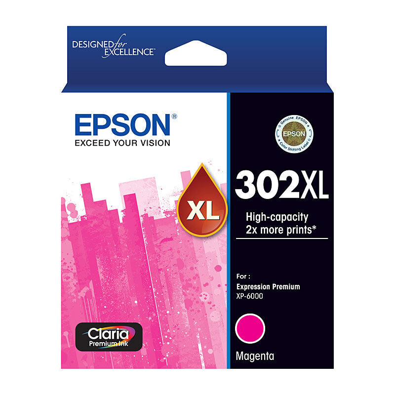 Epson 302XL Magenta Ink Cart - Wholesales Supply