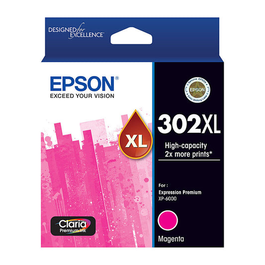 Epson 302XL Magenta Ink Cart - Wholesales Supply