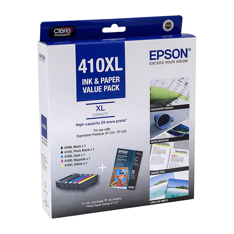 Epson 410XL 5 Ink Value Pack - Wholesales Supply