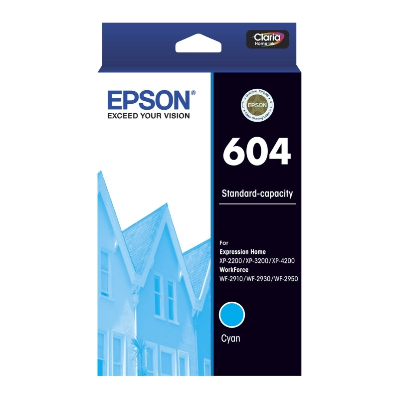 Epson 604 Cyan Ink Cart - Wholesales Supply