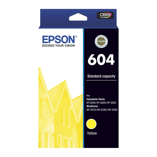 Epson 604 Yellow Ink Cart - Wholesales Supply