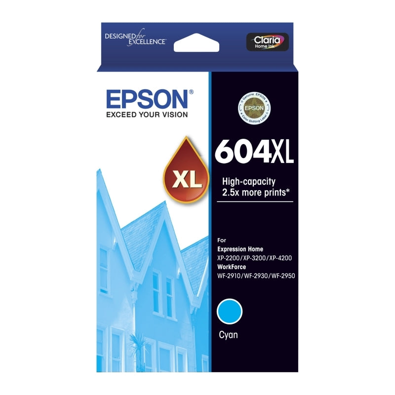 Epson 604XL Cyan Ink Cart - Wholesales Supply