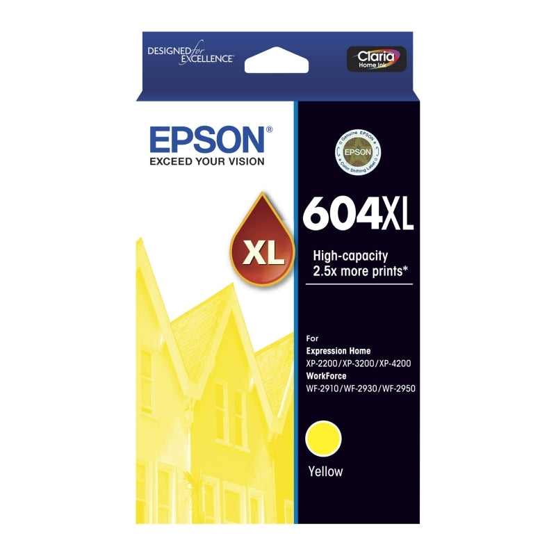 Epson 604XL Yellow Ink Cart - Wholesales Supply