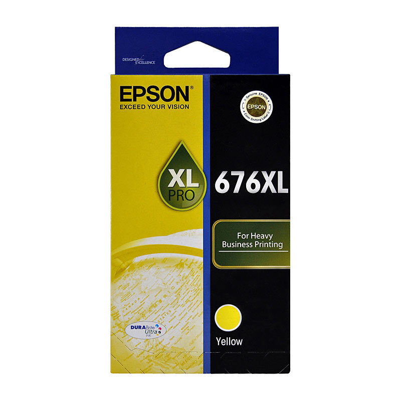 Epson 676XL Yellow Ink Cart - Wholesales Supply