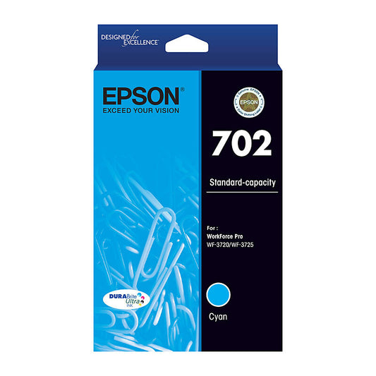 Epson 702 Cyan Ink Cart - Wholesales Supply